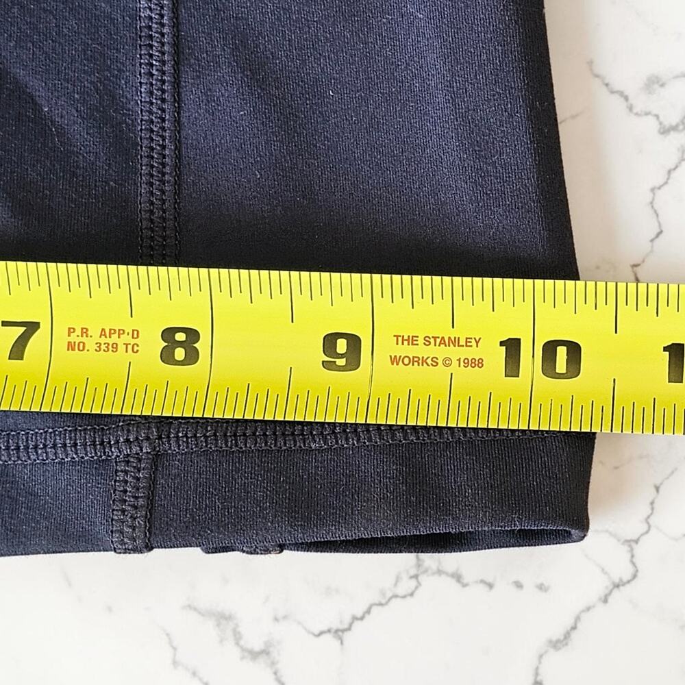 Fabletics PureLuxe High Waisted Flare Pants Navy Blue Side Pockets XXL 1X Yoga - Picture 9 of 9